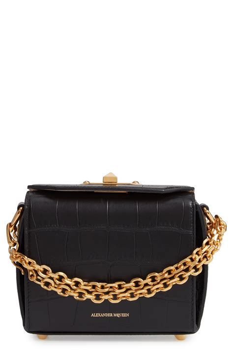 alexander mcqueen curve bag sale|alexander mcqueen croc embossed bag.